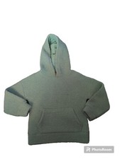 There Abouts Blue Sherpa Fleece Hoodie Pullover Size XS 6/6X Girls Toddler