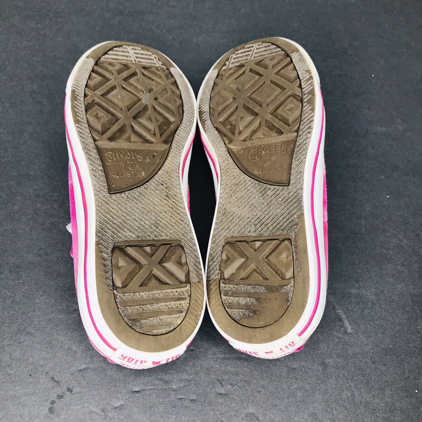 white converse with pink