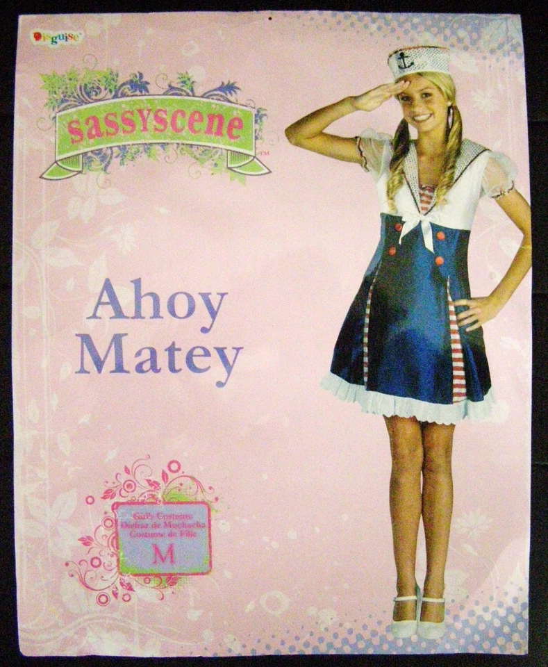 Disfraz de Halloween Usado Ahoy Matey Usado Niñas Disfraz Mediano 7/8 Foto 2 de 2