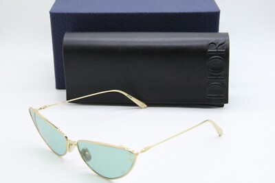 Dior MISSDIOR B1U B0O0 Sunglasses Gold Cat Eye Frame, Green Lenses DIOR EYEWEAR MissDior B1U cat-eye crystal-embellished gold  main image 2