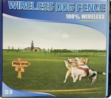 JUSTPET 100% Wireless Electric Dog Fence S9 System Dog Fence Reaches 1000 feet