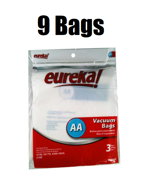 Genuine Eureka Type AA Vacuum Cleaner Bags 58236C 9 Pack eBay