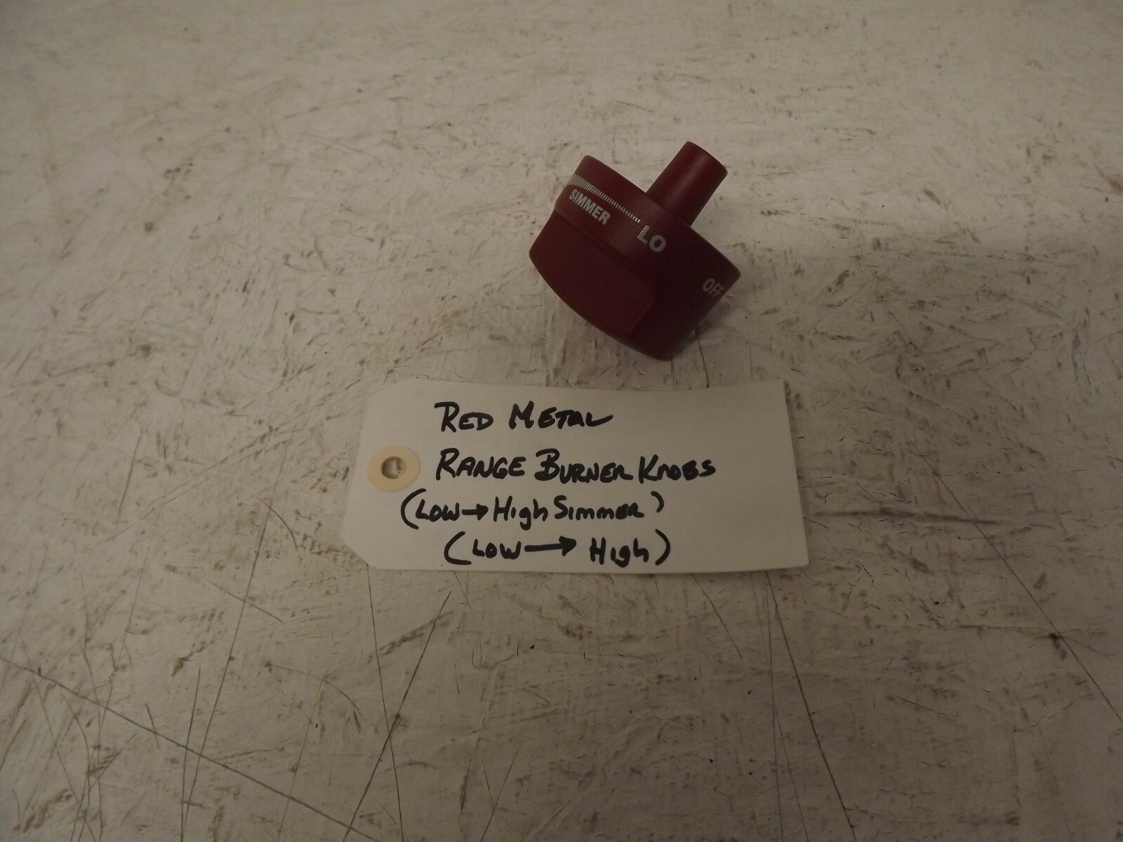 Wolf Range Burner Knobs Red Metal eBay