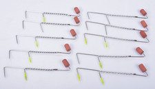 Croch 10 sztuk Haczyki do wędzenia do ryb i mięsa Haczyki do wędzenia Grill Hak do pieca