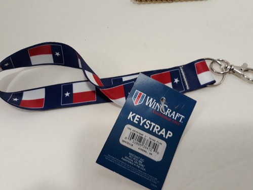 Wincraft Keystrap 1" Texas Flag NWT - Picture 2 of 2