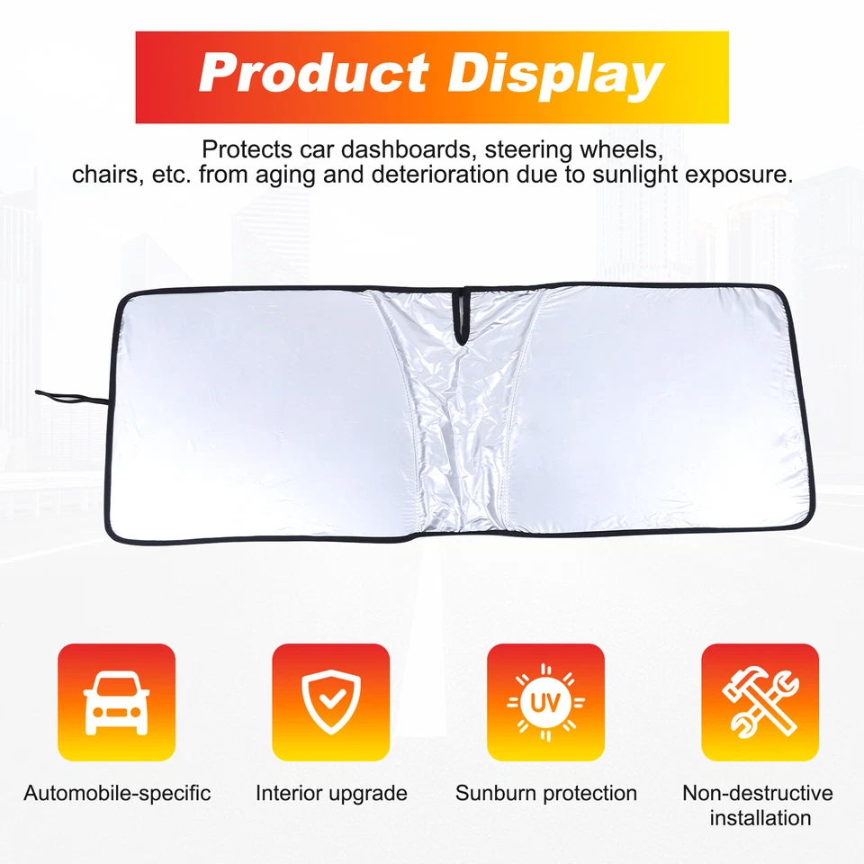 Cubierta plegable para parabrisas para Benz clase G G500 G550 G55 G63 2004-2018 Foto 2 de 4