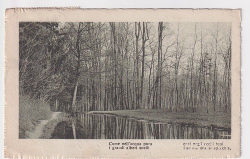 Primera Guerra Mundial Italia Curso de Artillería Extranjera Postal 1917 a Nueva York EE. UU. - Censura - Imagen 2 de 3