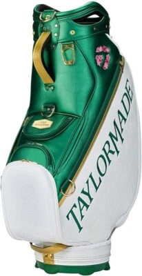TAYLORMADE 2025 SEASON OPENER MASTERS EDITION STAFF BAG WHITE/GREEN