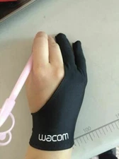 Two Finger Anti-fouling Glove For Artist Drawing & Pen Graphic Tablet Pad