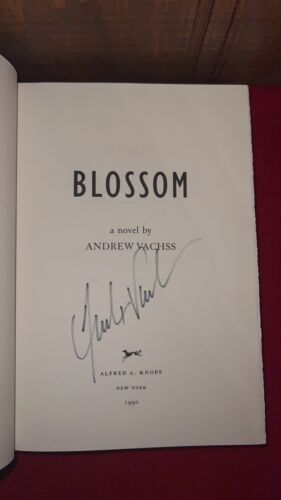 Signed Autographed 1st Edition Hardcover Book Blossom by Andrew Vachss - Picture 2 of 17