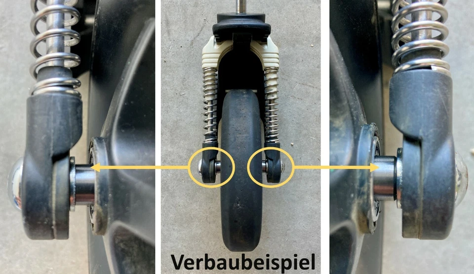 Bugaboo Cameleon 3/2/1 + Bee 3/5/6 Vorderrad Rad Vorderräder Radlager Kugellager - Bild 4 von 4
