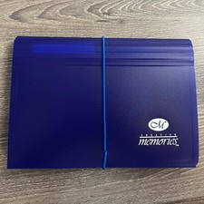 Creative Memories Photo Storage Files Mates Blue Accordion Organizer