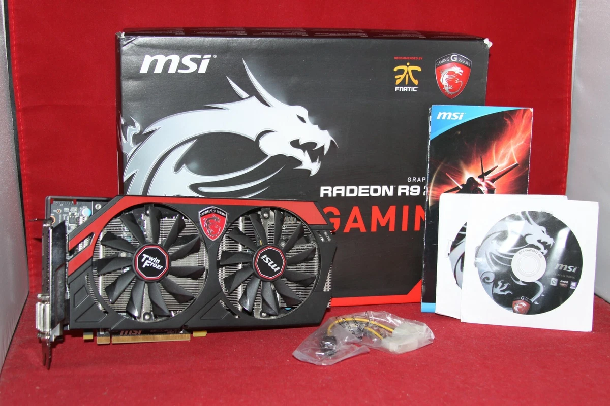 Preços baixos em MSI AMD Radeon R9 270X 2 GB de memória de
