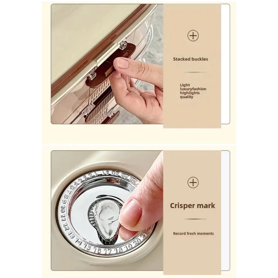 Space-Saving Large Capacity Egg Storage Rack for Refrigerator – 1/2/3 Layer, Dur - Image 3 of 4