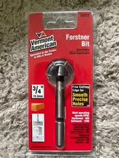 VERMONT AMERICAN Forstner 3/4 inch Drill Bit 3/8 Inch Shank AUT 14512