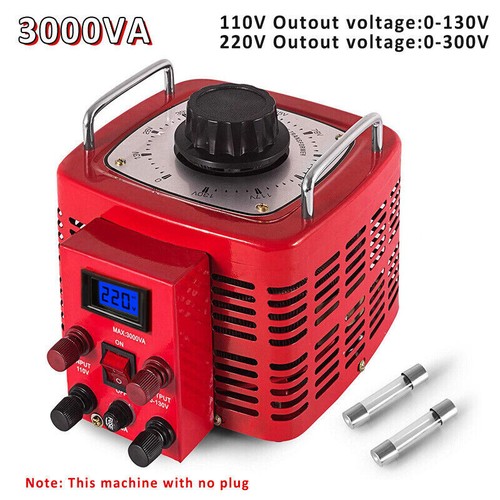 110V To 0-130V Electric Voltage Regulator 220V To 0-300V Variable AC Metered New - 第 10/15 張圖片