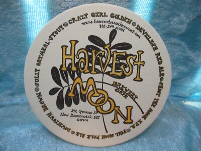Harvest Moon Brewery Cafe Beer Coaster