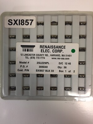 Lot of 36 Renaissance Elec. Corp  2SLE2NPL SURFACE MOUNT LOW POWER ISOLATOR