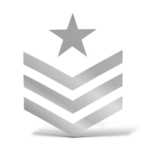 Sticker STELLA MILITARE US ARMY Adesivo Decal Casco Auto Moto Camper Custom Jeep - Foto 13 di 18