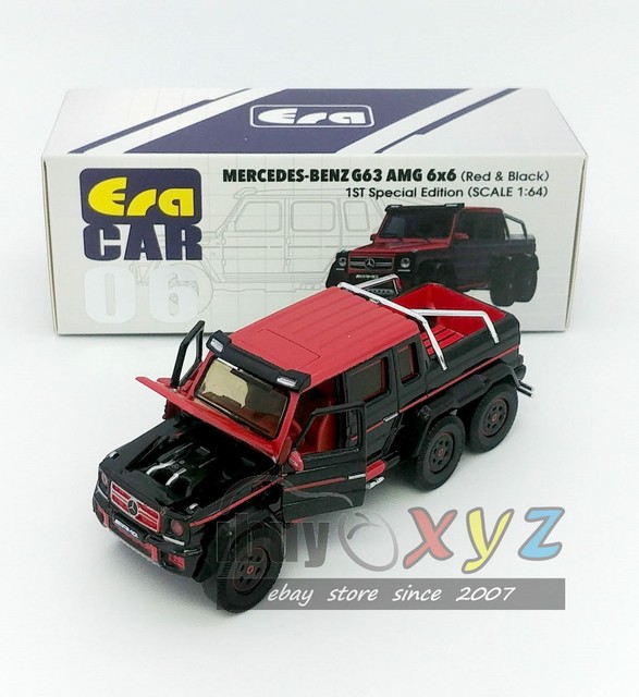 164 Era Car Mercedes Benz G63 Amg 6x6 Red Black Special Edition
