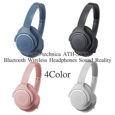 Audio-technica ATH-SR30 Bluetooth Wireless Headphones Sound Reality | eBay
