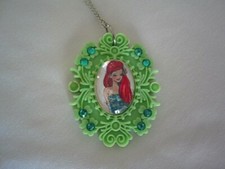 Disney Designer Princess Ariel The Little Mermaid Handmade Necklace Pendant