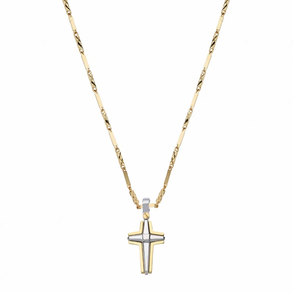 Collana Girocollo Donna in Oro Giallo 18 kt Catena 44 cm