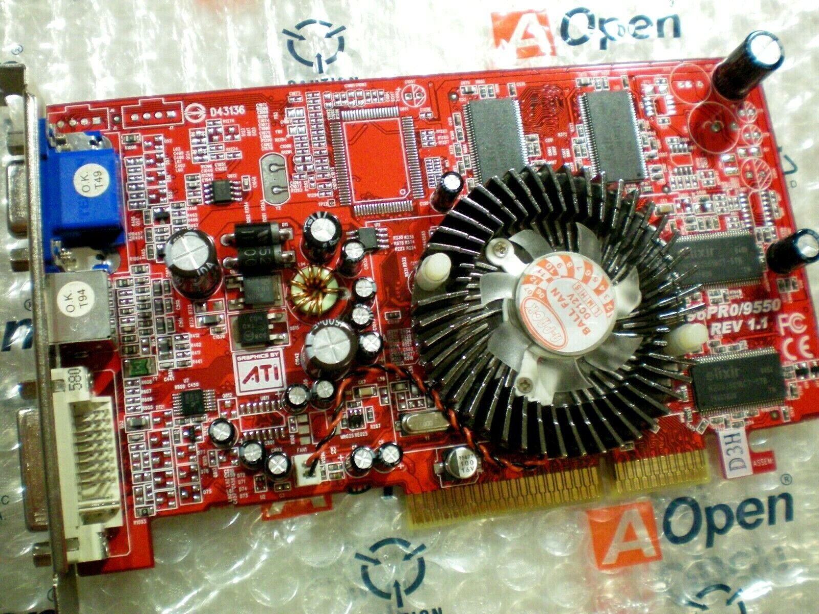 GeCube ATI Radeon 9600 PRO 256MB 128bits AGP