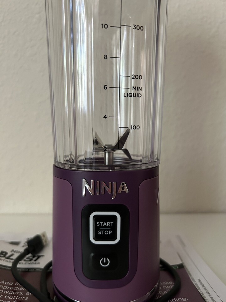 NINJA BLAST 18oz USBC Rechargeable Passionfruit Purple PORTABLE