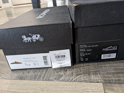 COACH ( 2)Empty Shoe Box 13 COACH ( 2)Empty Shoe Box 13