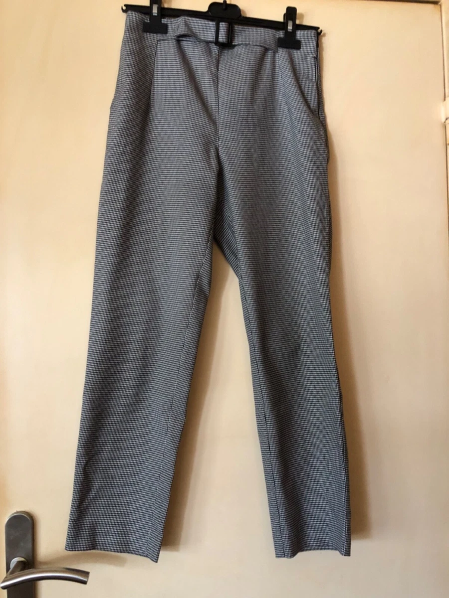 Pantalon Comptoir Des Cotonniers Noir Coton Taille 36 - Coupe Droite, état Impeccable