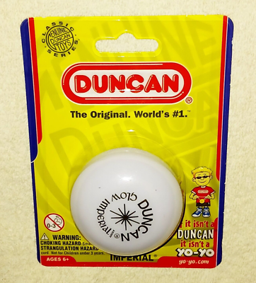 Duncan YoYo White Glow In The Dark Imperial Yo-Yo NEW | eBay