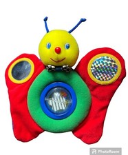 Eden Crinkle Rattle Butterfly Baby Toy Primary Colors