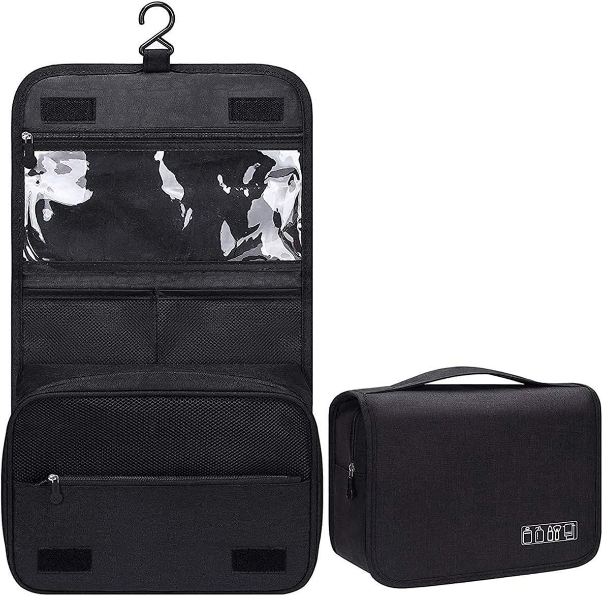 Toiletry Bag Travel with Hanging Hook for Women and Organizer Dopp Kit-image