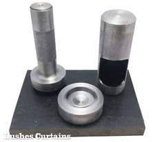 Grommet Eyelet #12 Hand Setter and Hole Punch / Press Complete Tool Kit 1-1/2 in