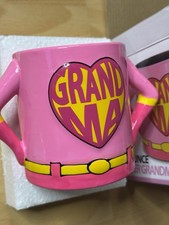 Super Grandma 20oz Coffee Tea Mug Gift Grandparents Day Novelty Boxed