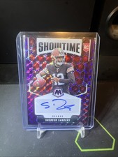 2025 Mosaic Purple /49 Showtime Rookie Auto Shedeur Sanders #SOS-SSA