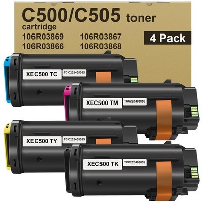 C500 Toner Cartirdge for Xerox Versalink C500/C505 Printer Replacement 106R03869