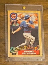 Topps 1987 Future Stars Rafael Palmeiro #634 Chicago Cubs MLB Baseball Card