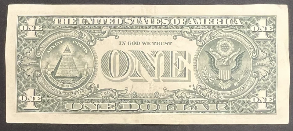 September 6, 1954 / June 9, 1954 (K 09061954 B) Birthday Note $1 One Dollar Bill - Image 3 of 3