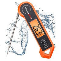 Fleischthermometer Digital Faltbare Sonde Lcd Bildschirm Grillthermometer Bbq