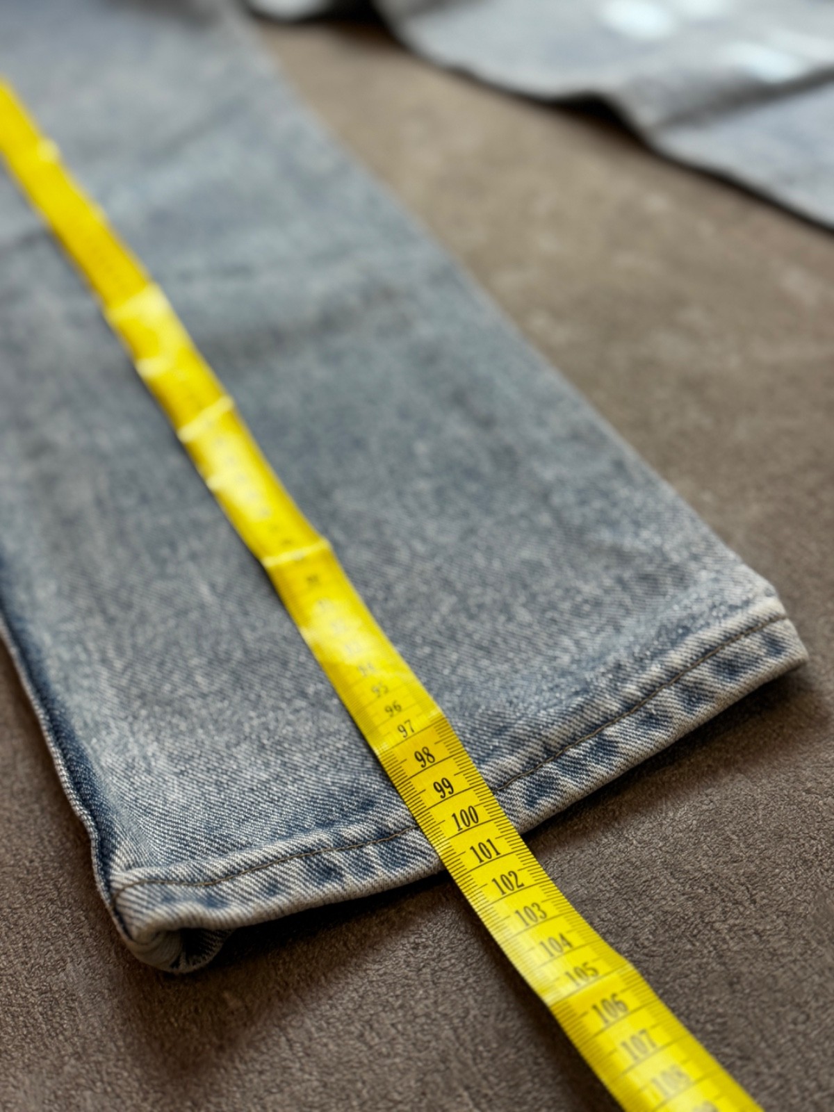 Wrangler Vintage 90s Jeans Made in USA 29x30 W28 XS Light Blue Acid Wash Denim Hos image 5