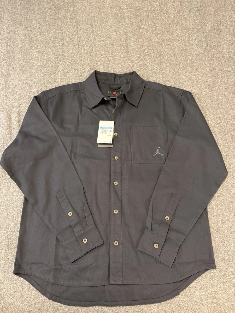Jordan Long Sleeve Button-Up Casual Button-Down Shirts for Men for