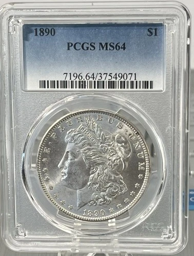 1890   Morgan Dollar PCGS MS 64 .