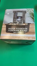 Ashland small light up tabletop water fountain tested works w rocks box