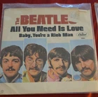 The Beatles All You Need Is Love/Baby You're a Rich Man 7" 45 RPM Capitol 5964