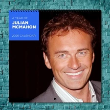 Julian McMahon 2026 Wall Calendar, 12-Month Celebrity Photo Gift for Fans