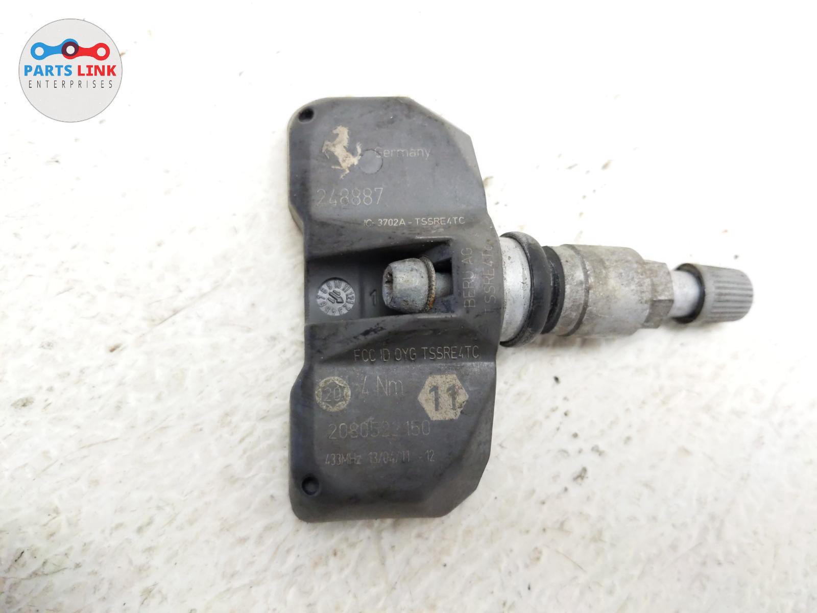 08-14 FERRARI CALIFORNIA F149 FRONT REAR TPMS TIRE PRESSURE SENSORS SET 488 458