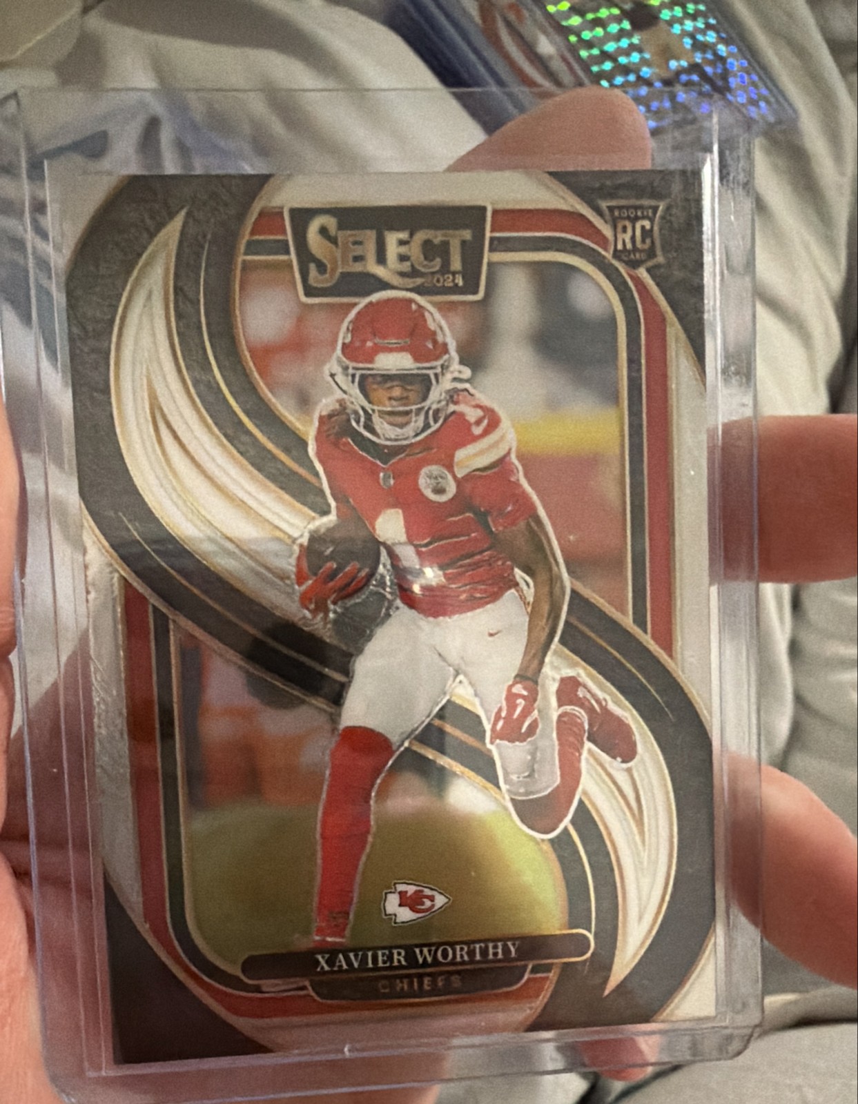 2024 Panini Select - Premier Level Xavier Worthy #119 Silver Prizm (RC)