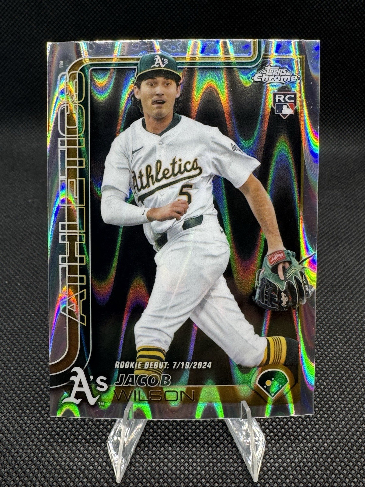2025 Topps Chrome Update Jacob Wilson #USC150 Rookie Debut RayWave